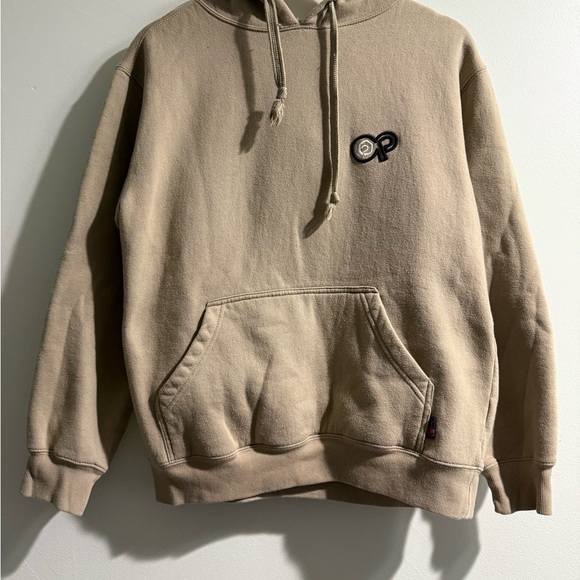 OP Beige Hoodie Sweater - Picture 1 of 5